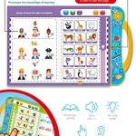 Intelligent book 19 Activities Phonetic Educational ABC 123 Learning Book with Sound - Multicolor