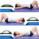 Back Stretching Device | Back Massager for Bed & Chair & Car | Multi-Level Lumbar Support Stretcher Spinal | Lower and Upper Muscle Pain Relief.