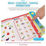 Intelligent book 19 Activities Phonetic Educational ABC 123 Learning Book with Sound - Multicolor