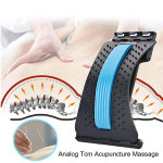 Back Stretching Device | Back Massager for Bed & Chair & Car | Multi-Level Lumbar Support Stretcher Spinal | Lower and Upper Muscle Pain Relief.