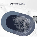 Doormats Quick Drying Bathroom Mats & Water Absorbent Door Mat for Home,Water Absorbing Non-Slip Bathroom Floor mats (Bathroom Print)
