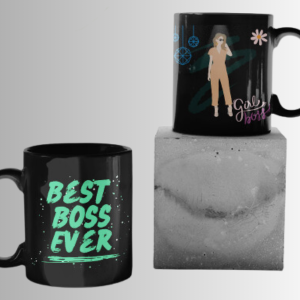 Black Printed Mug- Best Boss Ever Printed Mug