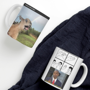 White Printed Mug- Modern Problem Require Modern Solution Printed Mug