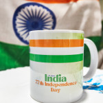77th Independence Day Limited Edition - Printed Mug - White