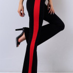 Black straight office wear pant for women