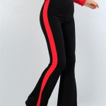 Black straight office wear pant for women