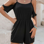 Black mini jumpsuit for womens & girls