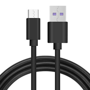 Black Charging Cable Compatible with