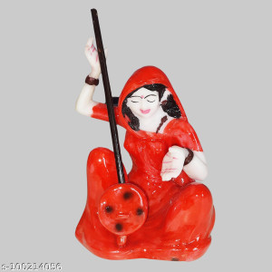 Meera Idol | Lady playing music instrument statue