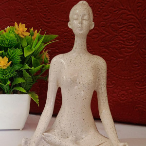 WeComm Yoga Lady Decorative Showpiece