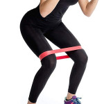 Loop Bands for Fitness, Yoga, Pilates, Legs, Waist, Shoulders, Hips and Strength Training - Set of 5.