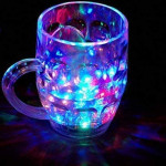 Rainbow Magic Colour Cup with Led Light, 250 ml, Multicolor|Magical Lighting Cup Best Gift for Birthday, Christmas, Anniversary Inductive Rainbow.