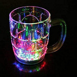 Rainbow Magic Colour Cup with Led Light, 250 ml, Multicolor|Magical Lighting Cup Best Gift for Birthday, Christmas, Anniversary Inductive Rainbow.