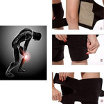 Magnetic Knee Support Belt For Exercise Fitness, Pain Relief & Sports For Man & Women In Black Color Pack Of 1.