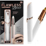 Flawless Eyebrow Trimmer for women. Pless, Touch sensitive,18K Gold Platted Battery operated Eyebrow Hair Remover For women (Non rechargeable)