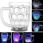 Rainbow Magic Colour Cup with Led Light, 250 ml, Multicolor|Magical Lighting Cup Best Gift for Birthday, Christmas, Anniversary Inductive Rainbow.