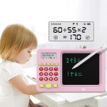 LCD Writing Tablet Slate with Calculator Toy Math Learning Machine for Kids Children Baby pre School Kids 2in1 Drawing Math Early