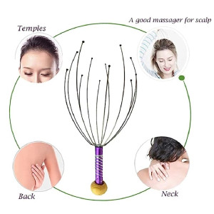 Head Neck Scalp Massager Massage Octopus Equipment