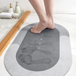 Doormats Quick Drying Bathroom Mats & Water Absorbent Door Mat for Home,Water Absorbing Non-Slip Bathroom Floor mats (Bathroom Print)