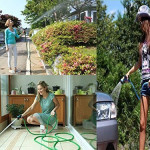 Magic Hose Garden Pipe_15 meters (50 Feet) Long Lasting Flexible Garden Foam Hose Pipe with Spray Nozzle Gun, for Gardening, Car Wash, Floor Clean.