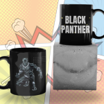 Black Printed Mug- Black Panther Printed Mug