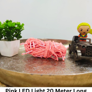Mpro-CTP 20 Meter Long Light With 60 LED BULB - Pink Color - Sessional Indoor String Lights