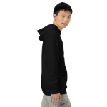 Men Full Sleeve - Black Hoodie - Rimberio Apparel Text Printed Graphic Design