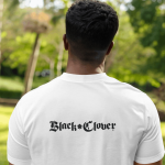T-Shirt Dual Side Printed - Black Clover Printed T-Shirt
