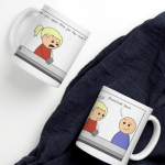 White Printed Mug- Java Memes