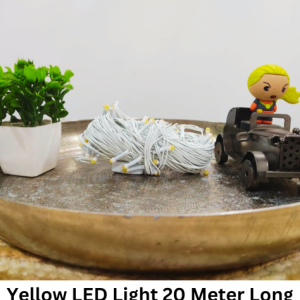 Mpro-CTP 20 Meter Long Light With 60 LED BULB - Yellow Color - Sessional Indoor String Lights