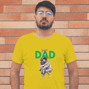 T-Shirt Printed - Super Dad Printed T-Shirt