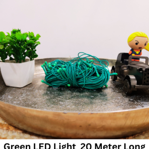 Mpro-CTP 20 Meter Long Light With 60 LED BULB - Green Color - Sessional Indoor String Lights