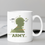 White Printed Mug- Bharat Navy Printed Mug