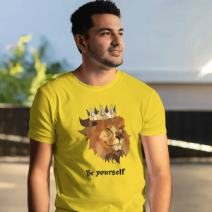 Printed T-Shirt - Be Yourself Printed T-Shirt.