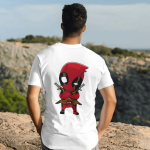 T-Shirt Dual Side Printed - Deadpool Printed T-Shirt