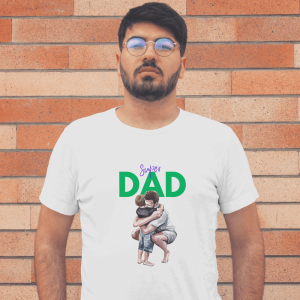 T-Shirt Printed - Super Dad Printed T-Shirt