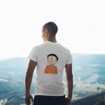 T-Shirt Dual Side Printed - Doraemon Nobita Printed T-Shirt