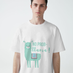 T-Shirt Printed - Sheep Printed T-Shirt.