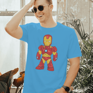 T-Shirt For Men - Iron Man Printed T-Shirt