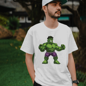 T-Shirt For Men - The Incredible Hulk Printed T-Shirt