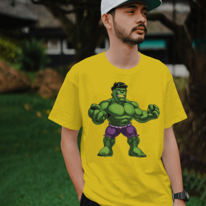 T-Shirt For Men - The Incredible Hulk Printed T-Shirt