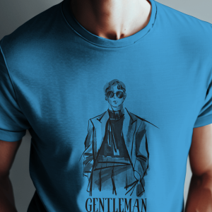 T-Shirt Printed - Gentleman Printed T-Shirt.