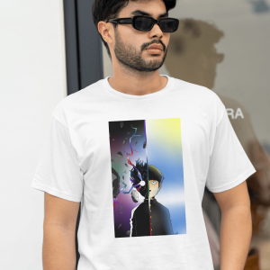 T-Shirt Dual Side Printed - Mob Psycho Printed T-Shirt