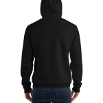 Men Full Sleeve - Black Hoodie - Futuristics Planet On Finger Printed With Graphic Design