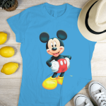 Single Side Couple Printed T-shirt - Mickey Mouse