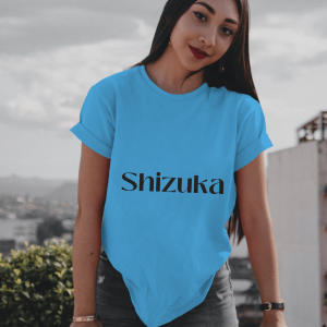 T-Shirt Dual Side Printed - Doraemon Shizuka Printed T-Shirt