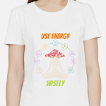 Single Side Printed T-shirt - Use Energy Wisely Printed T-Shirt