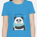 Single Side Printed T-shirt - Hello Winter