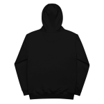 Men Full Sleeve - Black Hoodie - Japanese Text With Mountain Printed Graphic Design