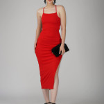 Red back dori adorable women dress